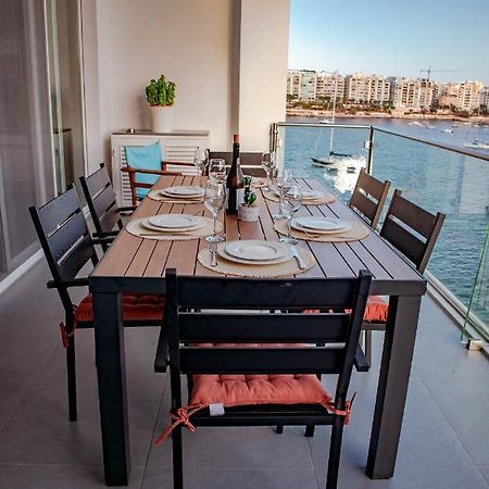 Seafront Two Bedroom Apartment St. Julian's Exterior foto