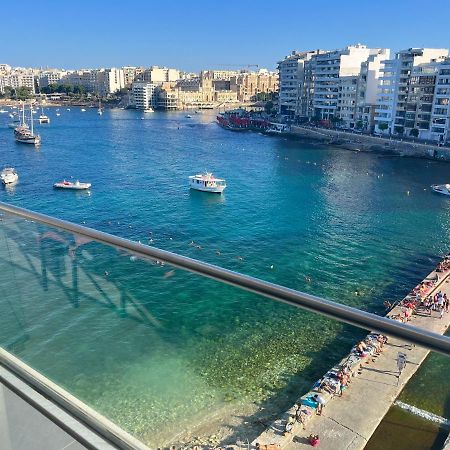 Seafront Two Bedroom Apartment St. Julian's Exterior foto